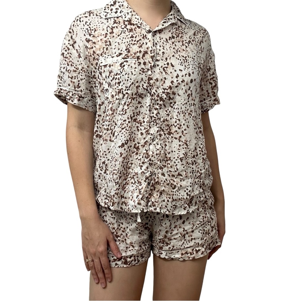 Leopard Print Women's Pajama Set